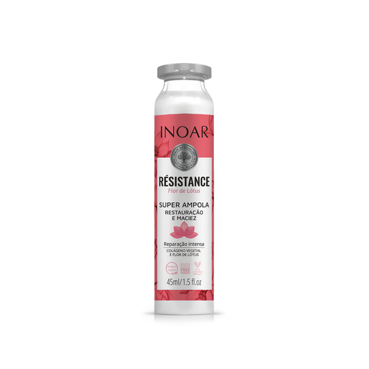INOAR ampulė silpniems plaukams Resistance Flor de Lotus