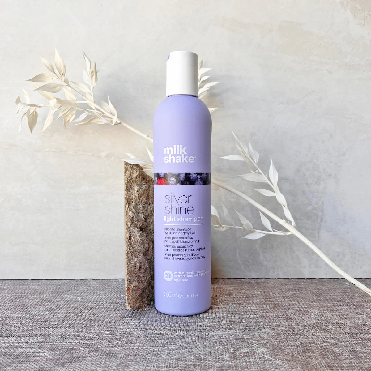 Milk Shake šampūnas neutralizuojantis šiltus atspalvius Silver Shine Light